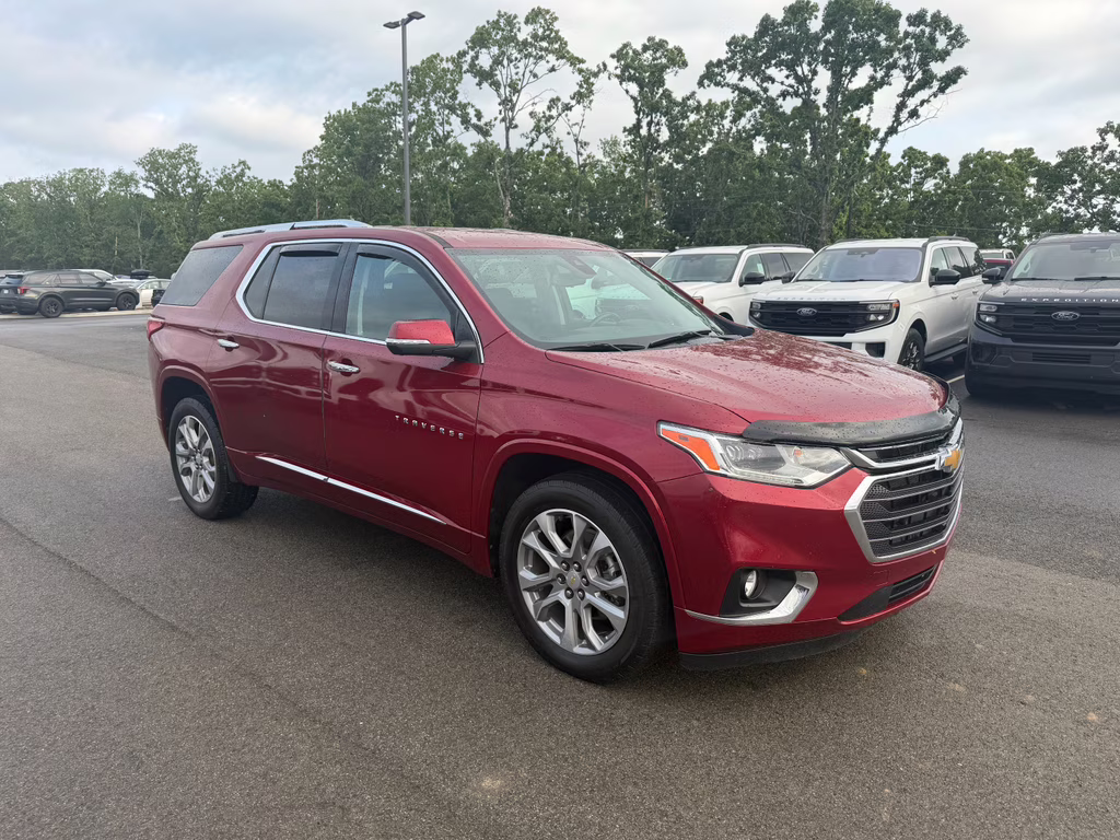 2021 Cajun Red Tintcoat Chevrolet Traverse Premier AWD SUV