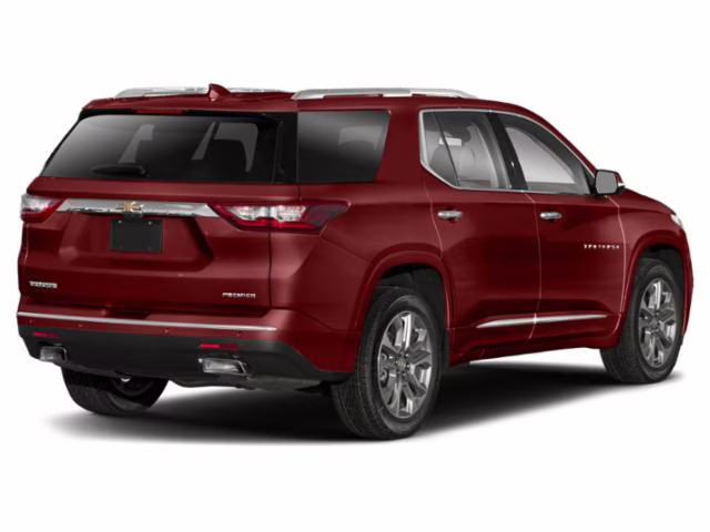 2021 Red Chevrolet Traverse Premier AWD Crossover