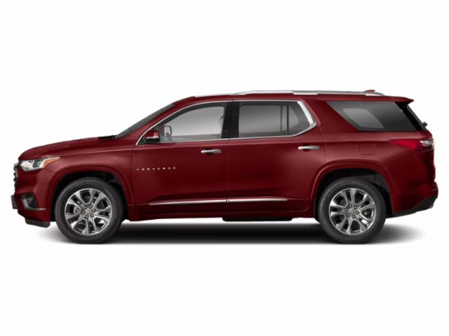 2021 Red Chevrolet Traverse Premier AWD Crossover
