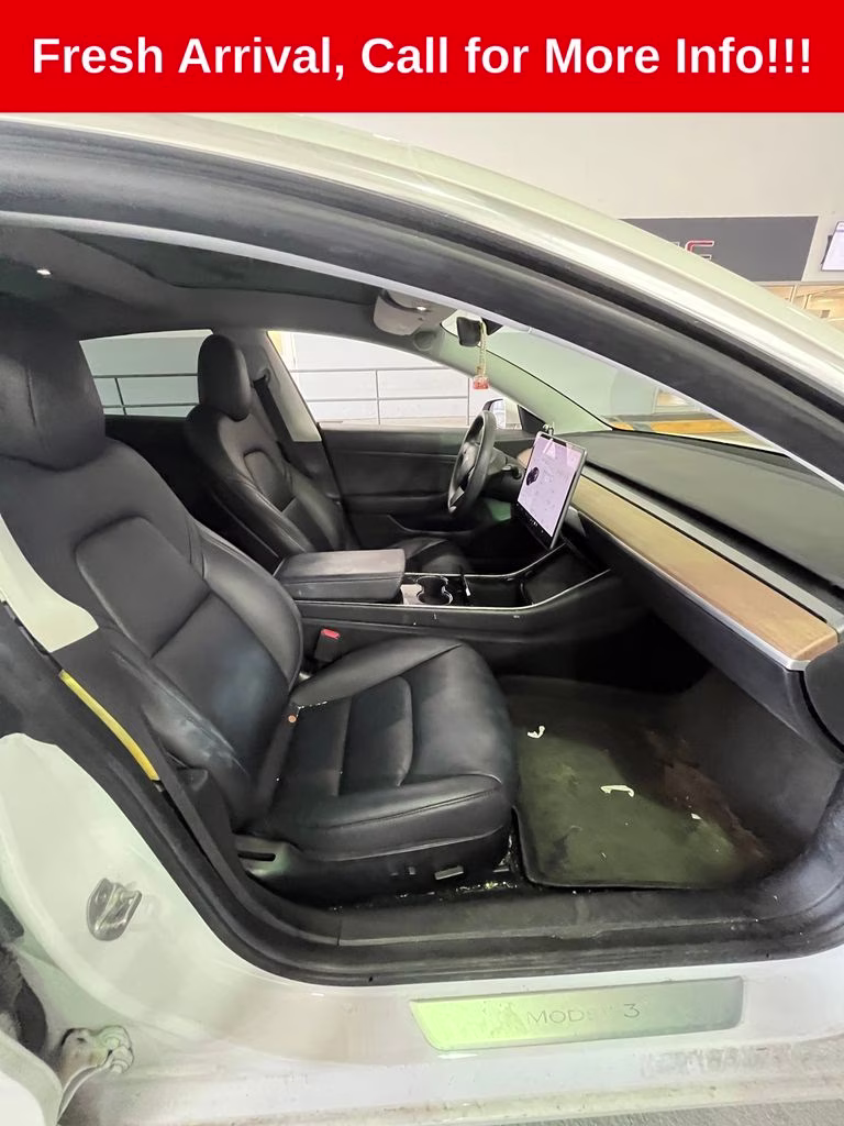 2020 Pearl White Multi-Coat Tesla Model 3 Standard Range Plus RWD Sedan