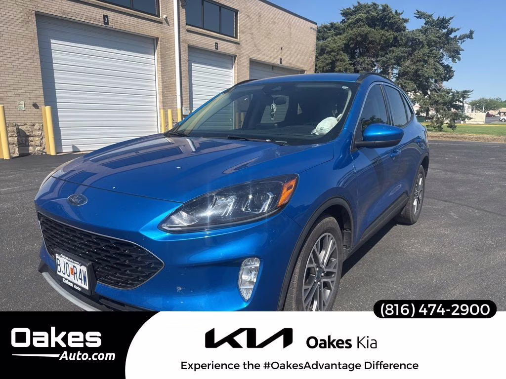 2020 Blue Ford Escape SEL FWD SUV