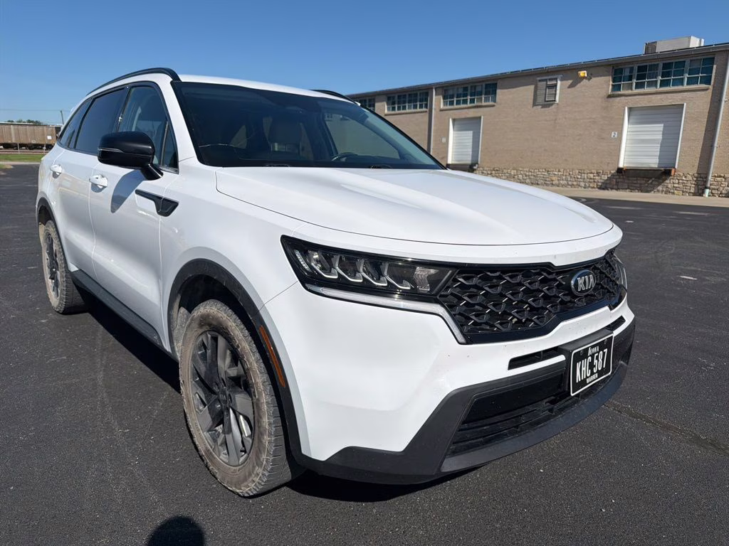 2021 Glacial White Pearl Kia Sorento S AWD SUV