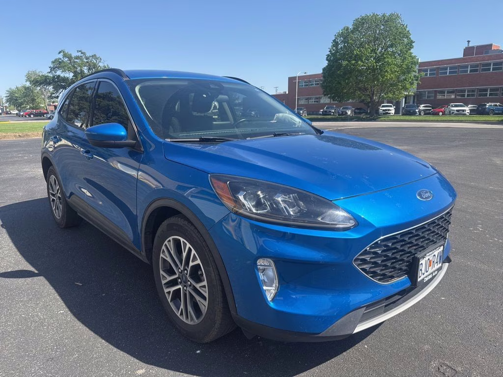 2020 Blue Ford Escape SEL FWD SUV