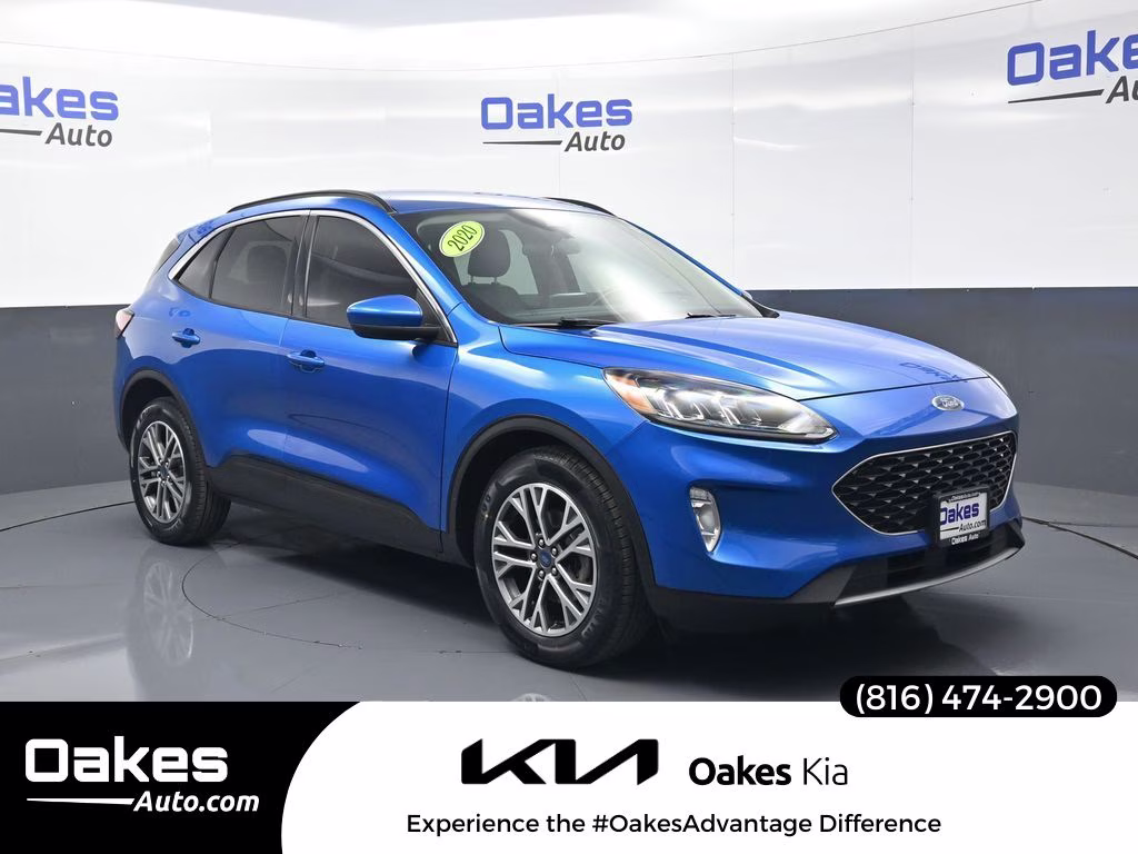 2020 Blue Metallic Ford Escape SEL FWD SUV