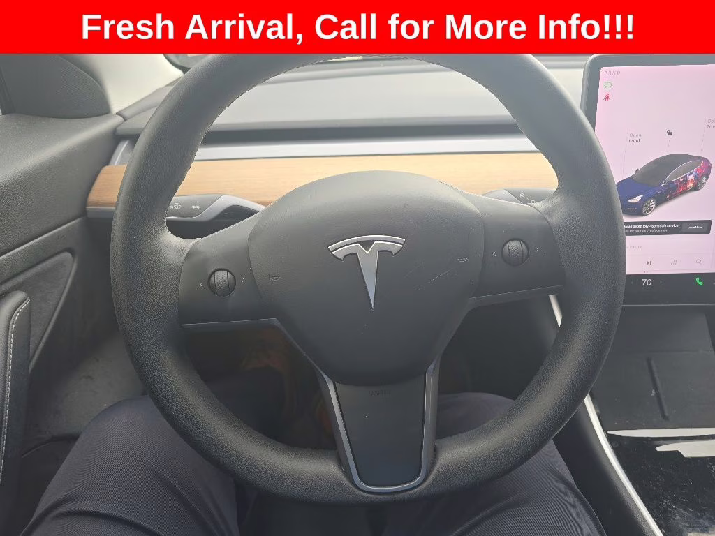 2020 Pearl White Multi-Coat Tesla Model 3 Standard Range Plus RWD Sedan