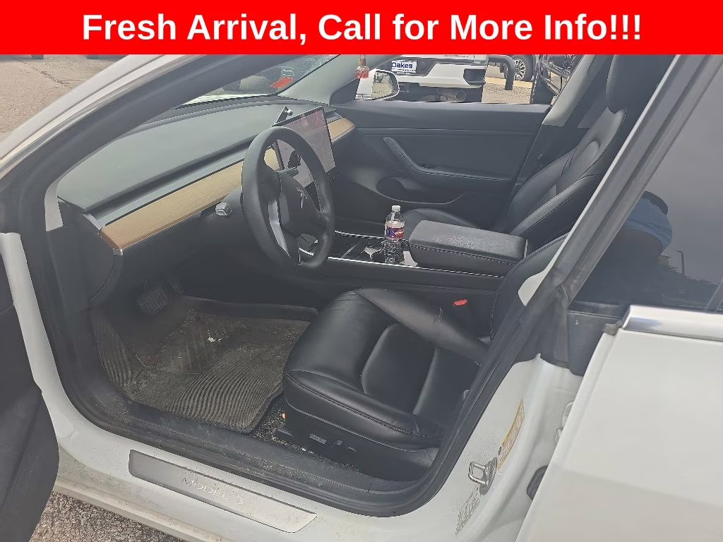 2020 Pearl White Multi-Coat Tesla Model 3 Standard Range Plus RWD Sedan