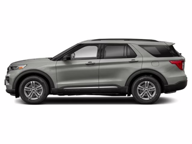 2022 Iconic Silver Ford Explorer XLT 4X4 SUV