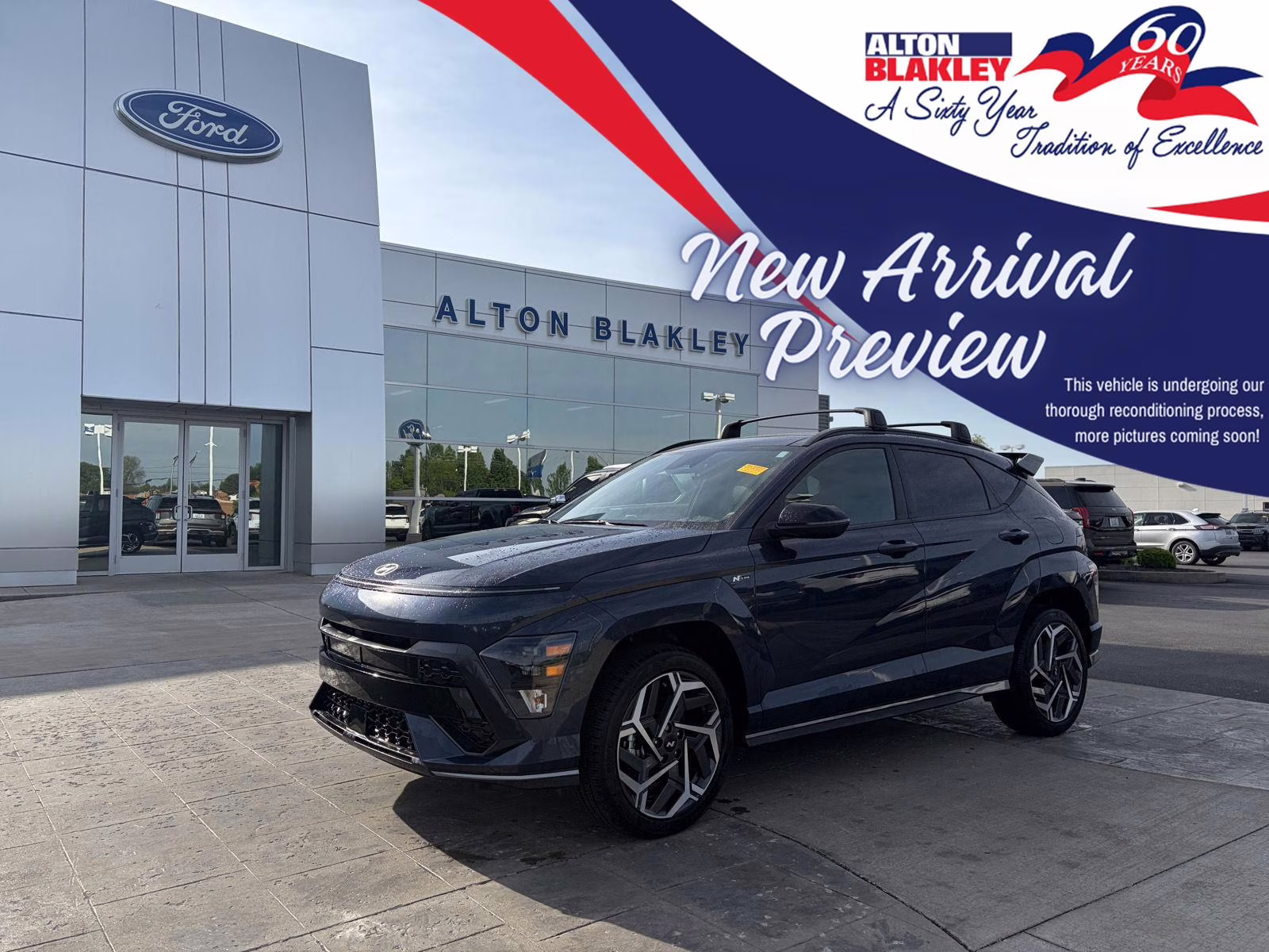 2024 Denim Blue Pearl Hyundai Kona N Line AWD SUV