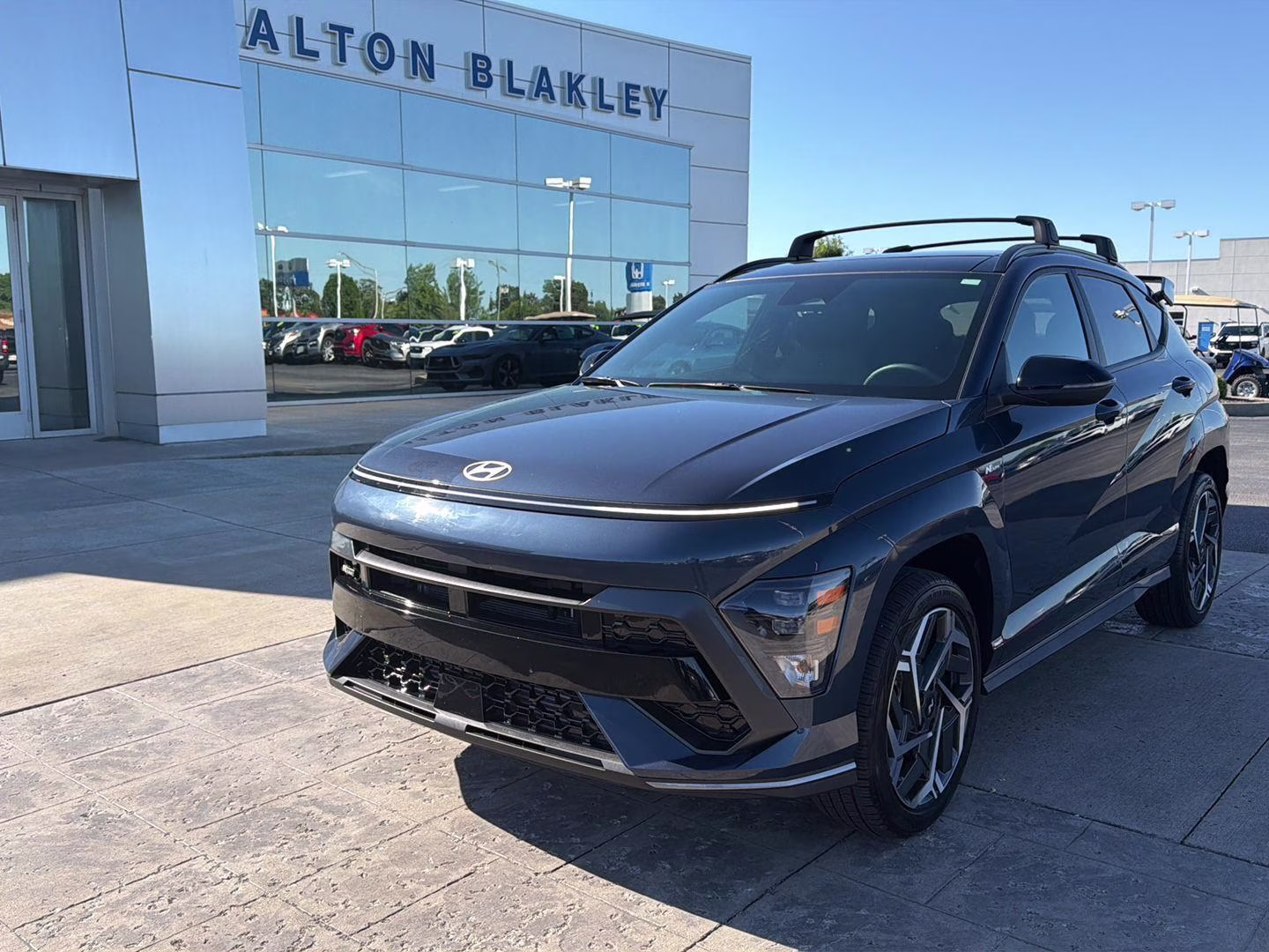 2024 Denim Blue Pearl Hyundai Kona N Line AWD SUV