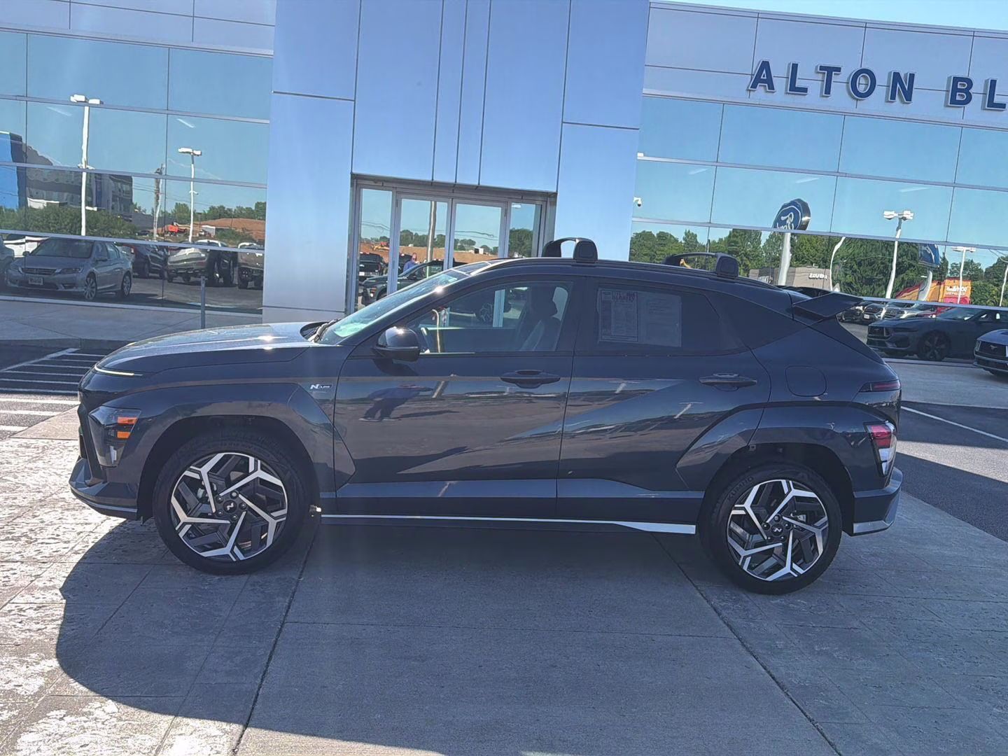 2024 Denim Blue Pearl Hyundai Kona N Line AWD SUV