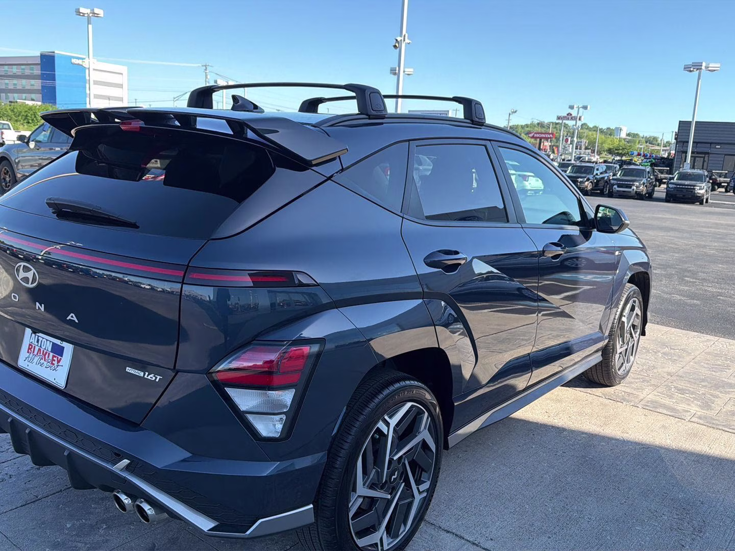 2024 Denim Blue Pearl Hyundai Kona N Line AWD SUV