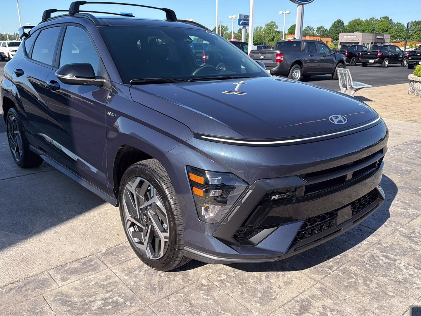 2024 Denim Blue Pearl Hyundai Kona N Line AWD SUV