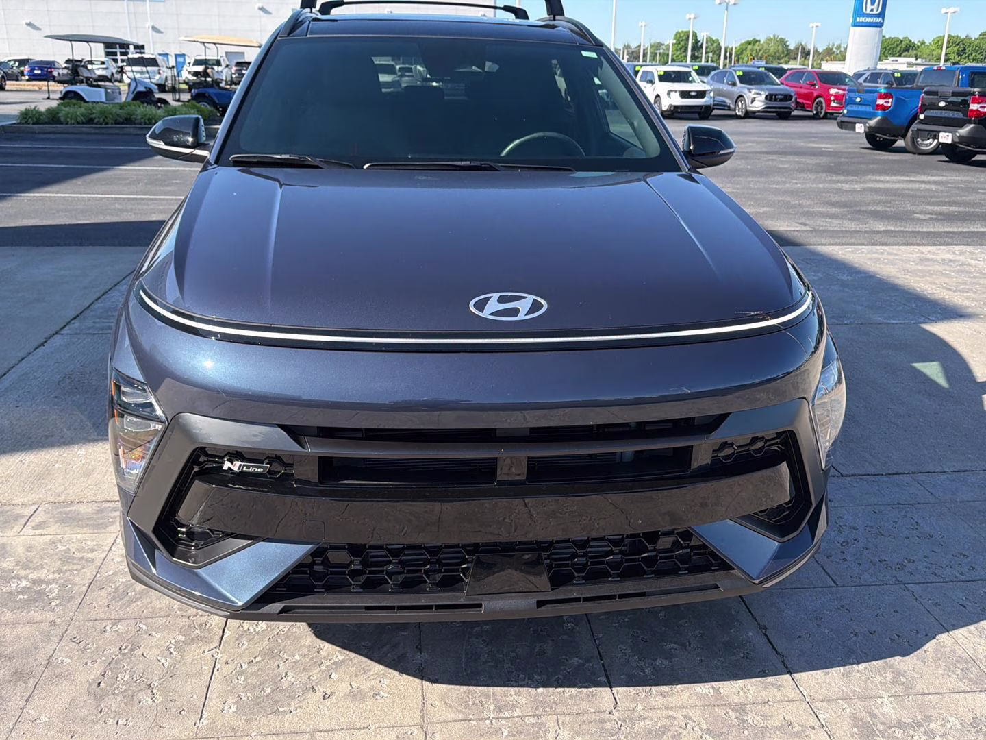 2024 Denim Blue Pearl Hyundai Kona N Line AWD SUV
