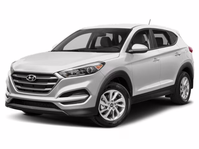 2018 Dazzling White Hyundai Tucson SE FWD SUV