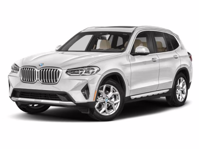 2022 White Metallic BMW X3 sDrive30i RWD SUV