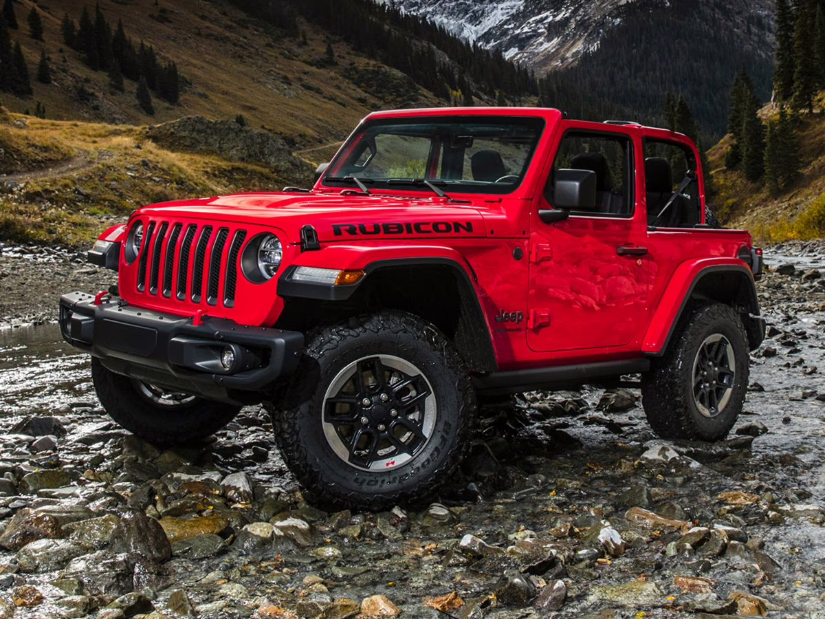 2021 Firecracker Red Clearcoat Jeep Wrangler Rubicon 4X4 SUV