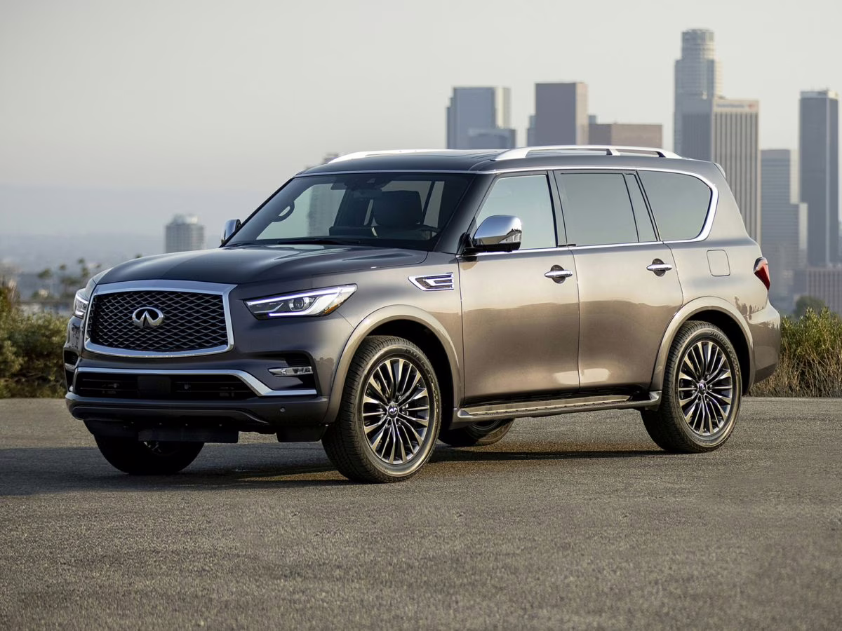 2023 Anthracite Gray INFINITI QX80 LUXE RWD SUV