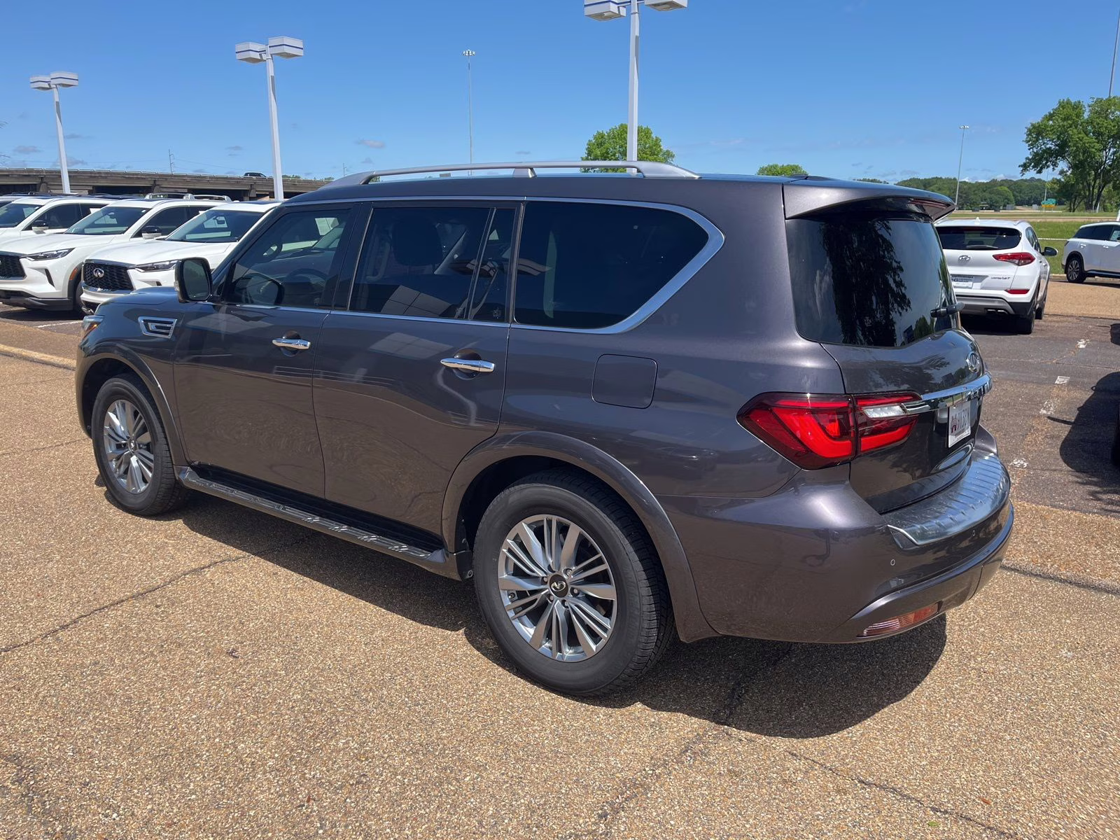 2023 Anthracite Gray INFINITI QX80 LUXE RWD SUV