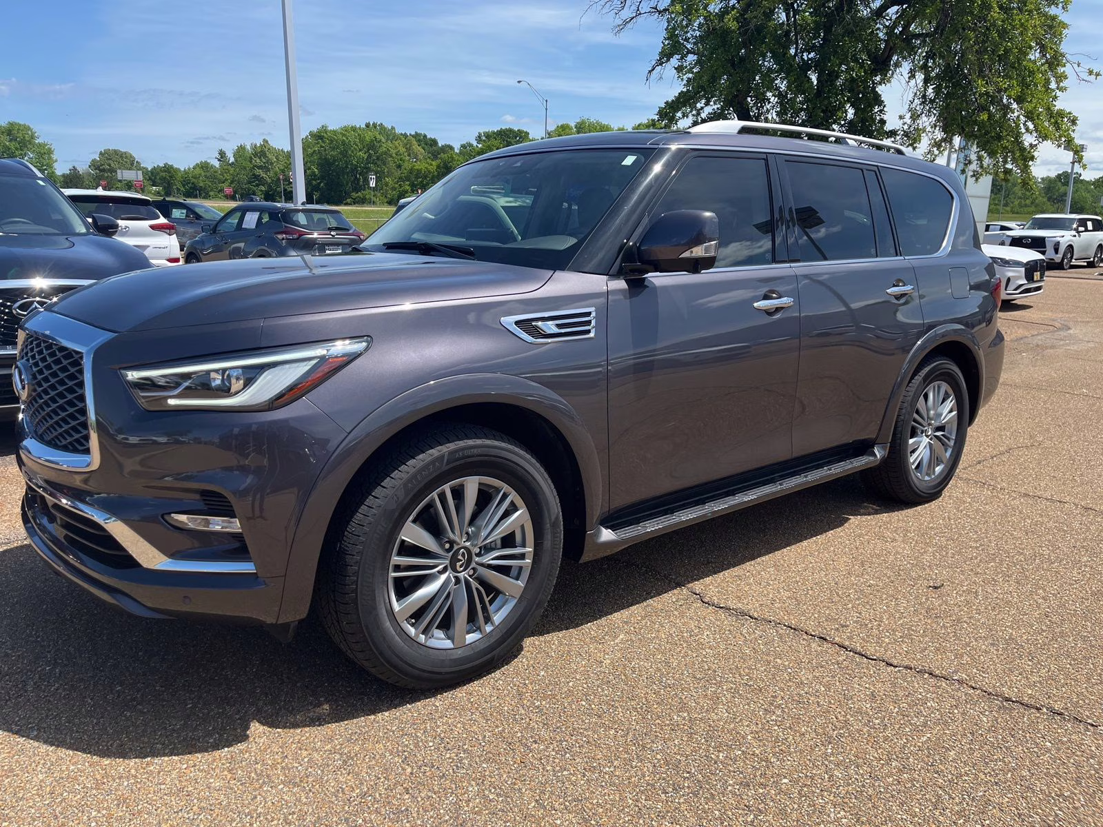 2023 Anthracite Gray INFINITI QX80 LUXE RWD SUV