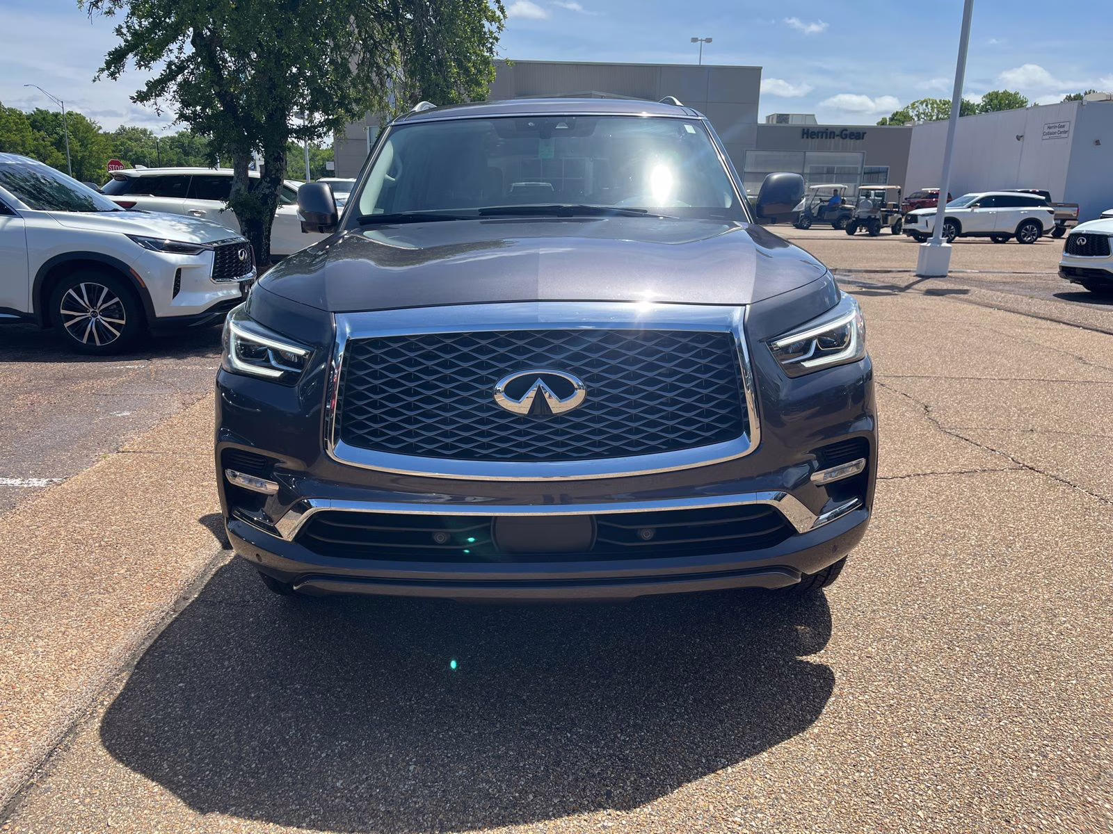 2023 Anthracite Gray INFINITI QX80 LUXE RWD SUV