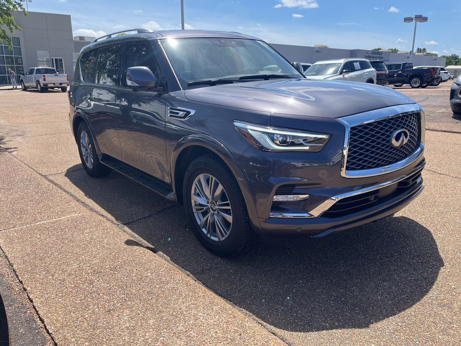 2023 Anthracite Gray INFINITI QX80 LUXE RWD SUV