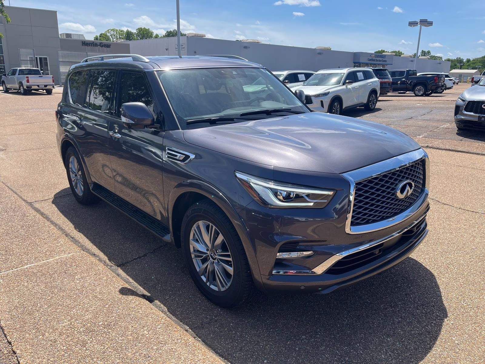 2023 Anthracite Gray INFINITI QX80 LUXE RWD SUV