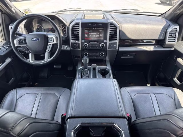 2015 White Platinum Clearcoat Metallic Ford F-150 Platinum RWD Truck