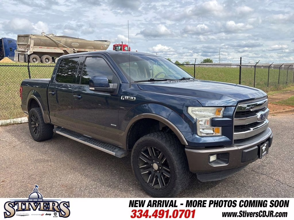 2016 Blue Ford F-150 Lariat RWD Truck