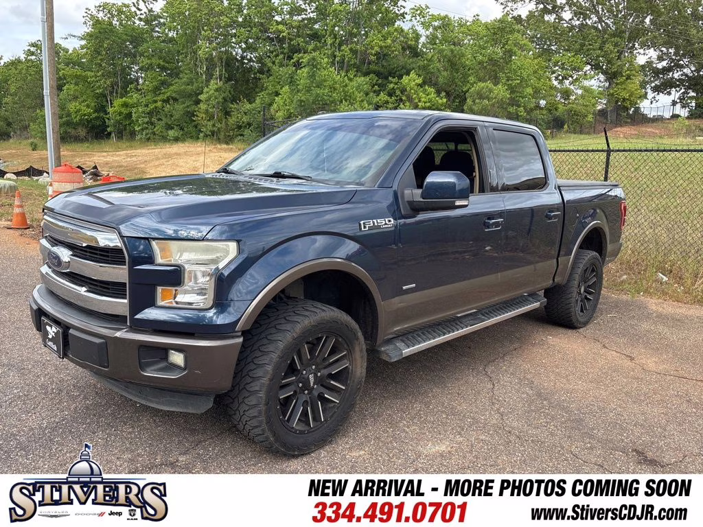 2016 Blue Ford F-150 Lariat RWD Truck