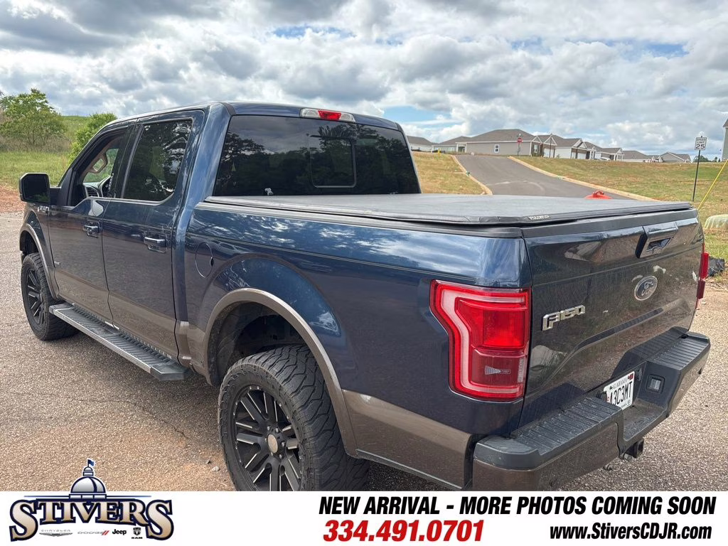 2016 Blue Ford F-150 Lariat RWD Truck