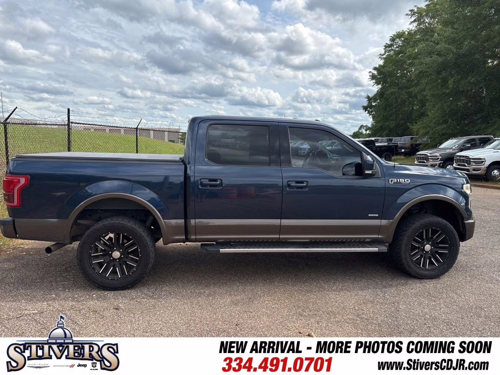 2016 Blue Ford F-150 Lariat RWD Truck