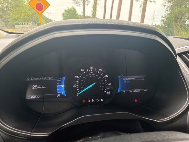 2024 Star White Metallic Tri-Coat Ford Edge SEL AWD SUV