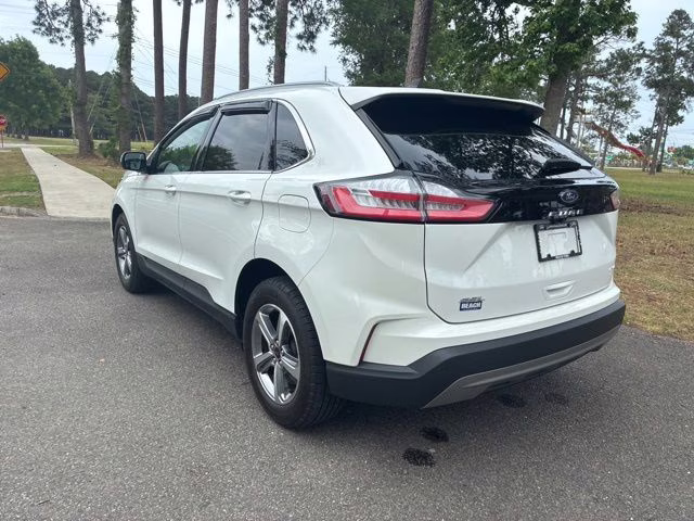 2024 Star White Metallic Tri-Coat Ford Edge SEL AWD SUV