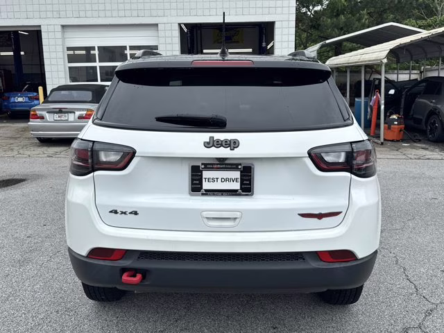2023 Bright White Clearcoat Jeep Compass Trailhawk 4X4 SUV