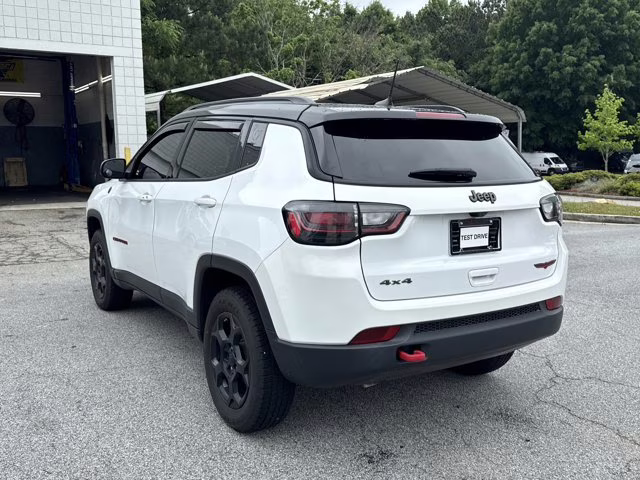 2023 Bright White Clearcoat Jeep Compass Trailhawk 4X4 SUV
