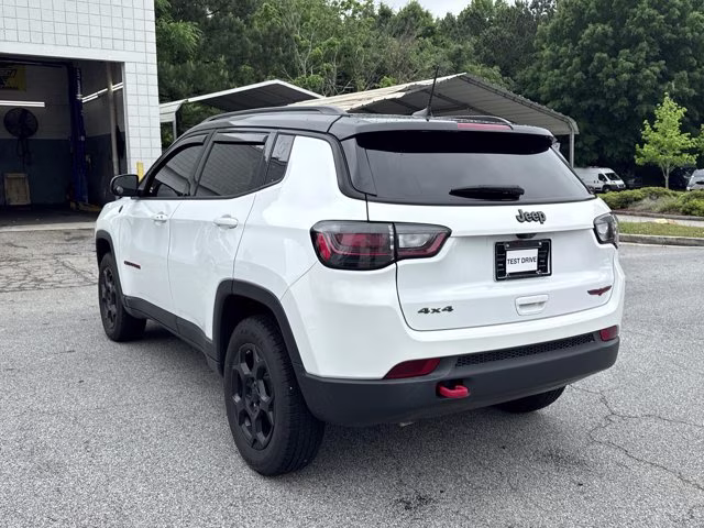 2023 Bright White Clearcoat Jeep Compass Trailhawk 4X4 SUV
