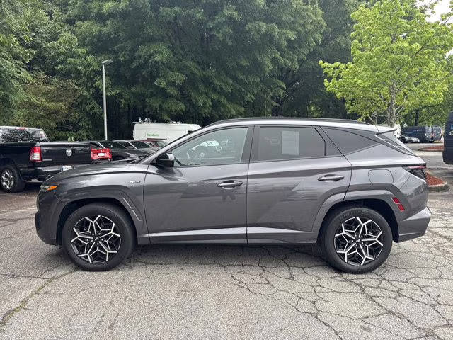 2023 Portofino Gray Hyundai Tucson N Line AWD SUV
