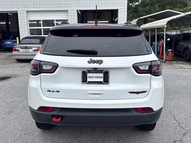2023 Bright White Clearcoat Jeep Compass Trailhawk 4X4 SUV