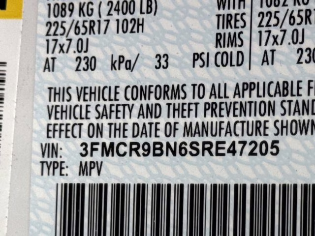 2025 Oxford White Ford Bronco Sport Big Bend 4X4 SUV