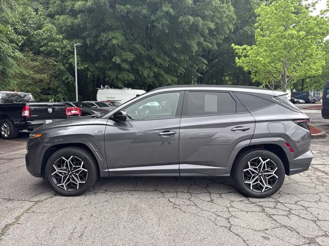 2023 Portofino Gray Hyundai Tucson N Line AWD SUV