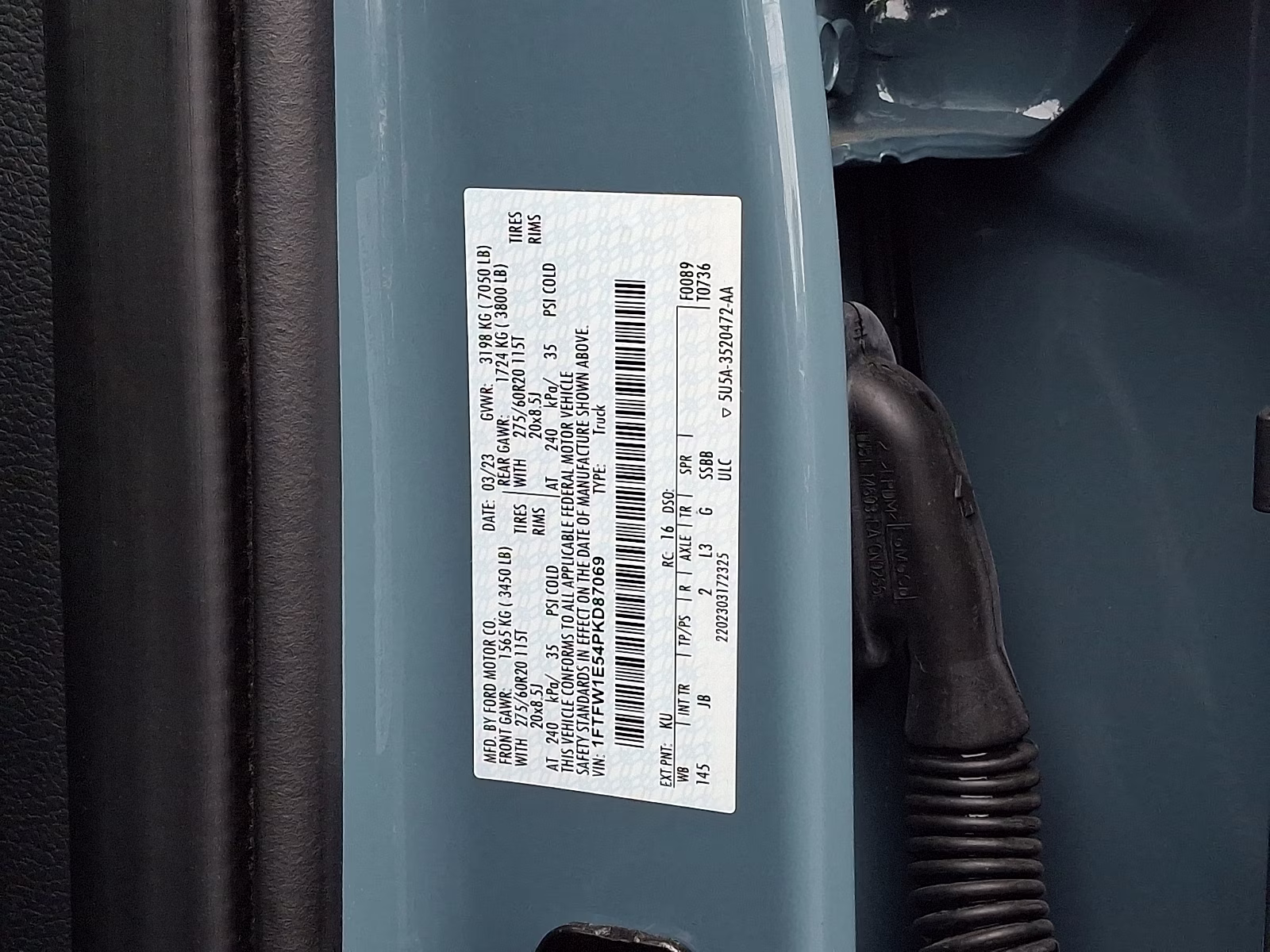 2023 Area 51 Blue - KU Ford F-150 XL 4X4