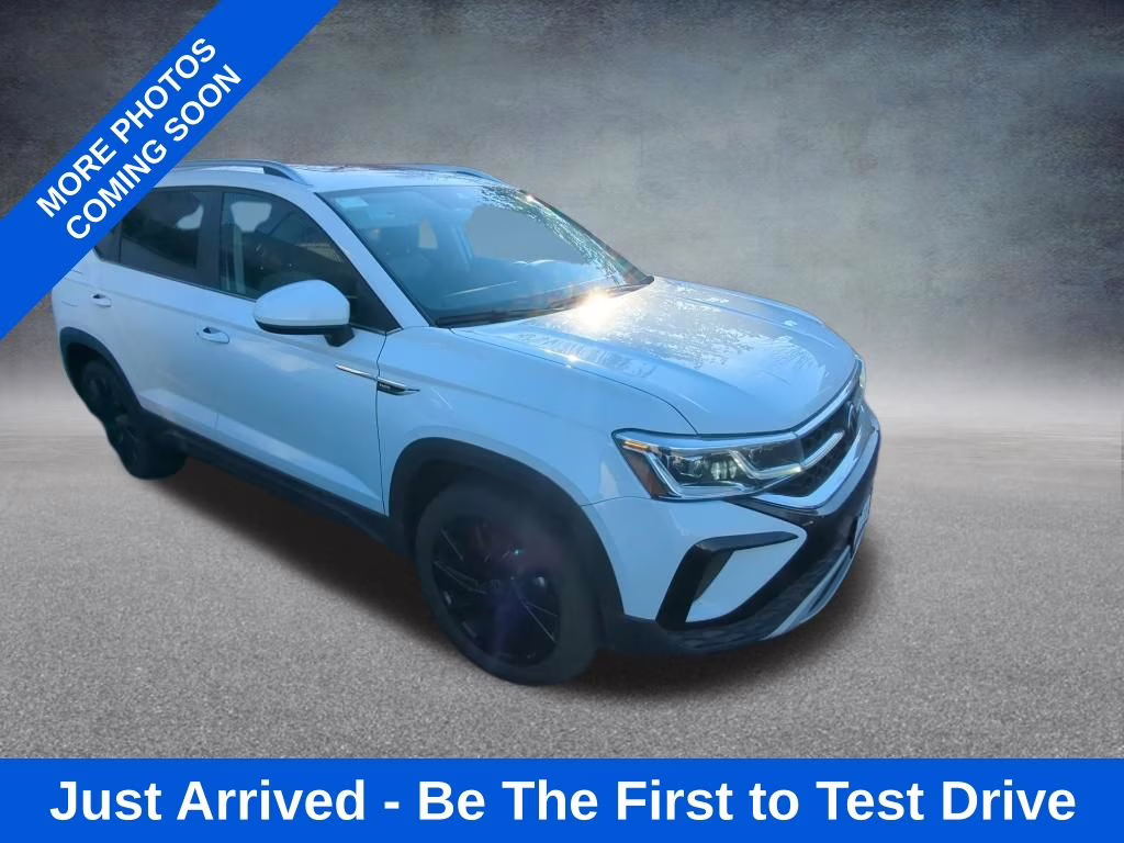 2024 Pure White Volkswagen Taos 1.5T SEL AWD SUV