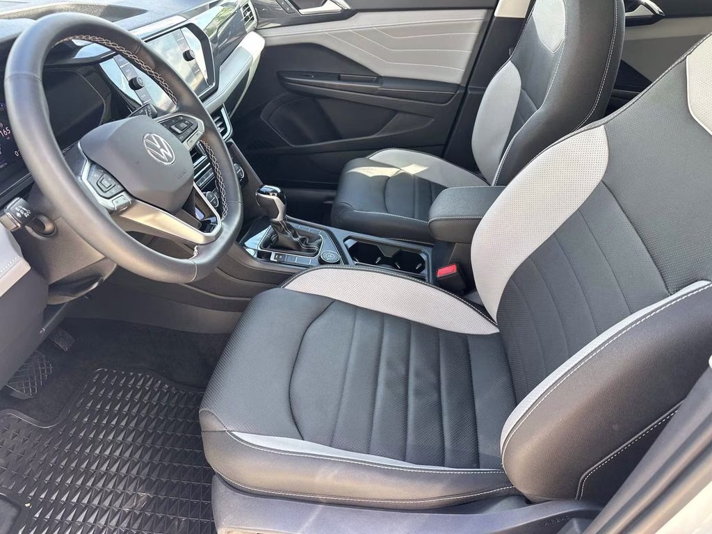 2024 Pure White Volkswagen Taos 1.5T SEL AWD SUV