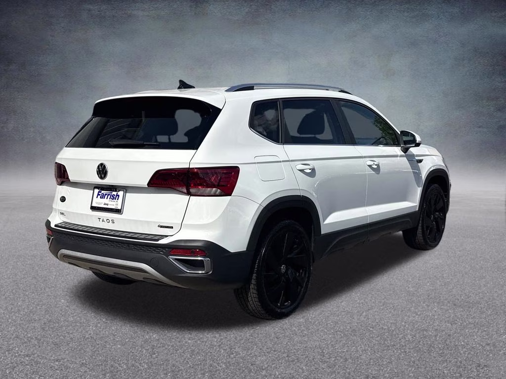 2024 Pure White Volkswagen Taos 1.5T SEL AWD SUV