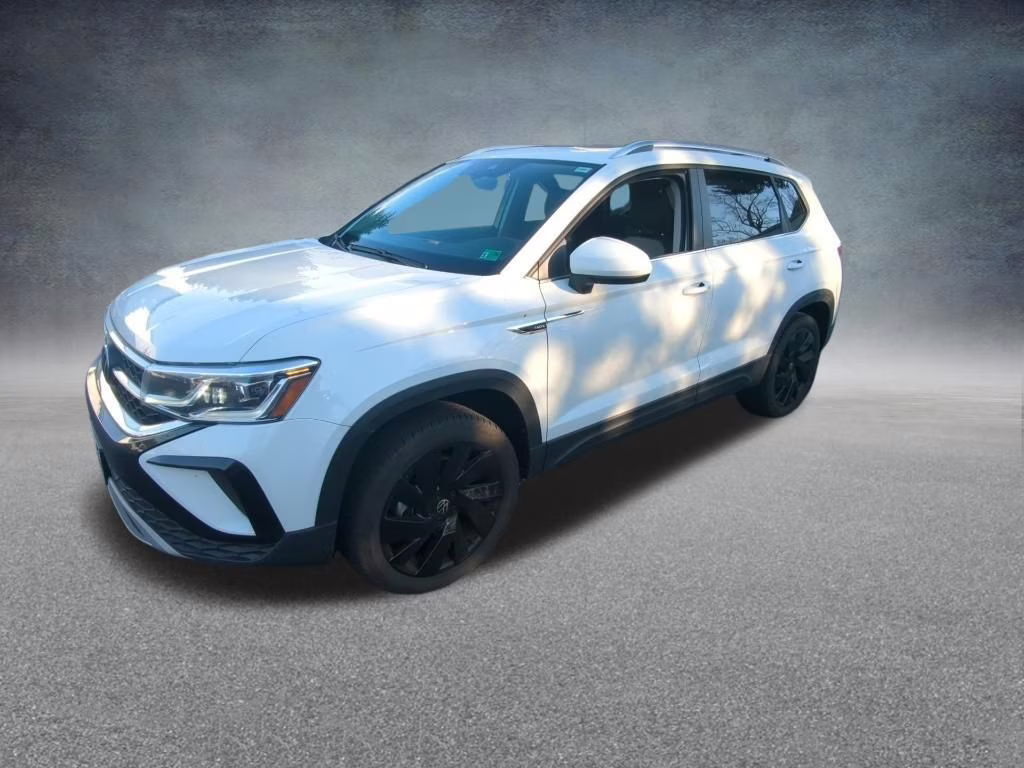 2024 Pure White Volkswagen Taos 1.5T SEL AWD SUV