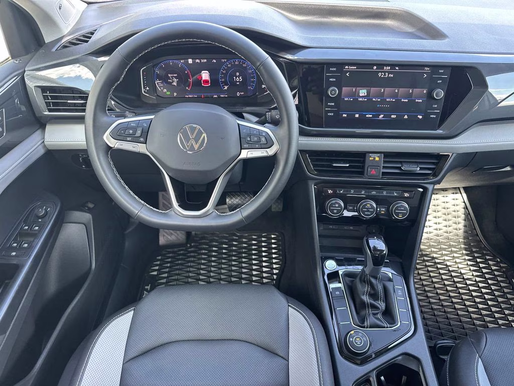 2024 Pure White Volkswagen Taos 1.5T SEL AWD SUV