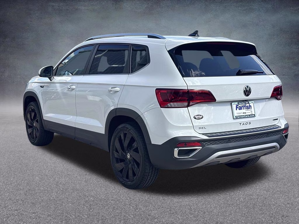 2024 Pure White Volkswagen Taos 1.5T SEL AWD SUV