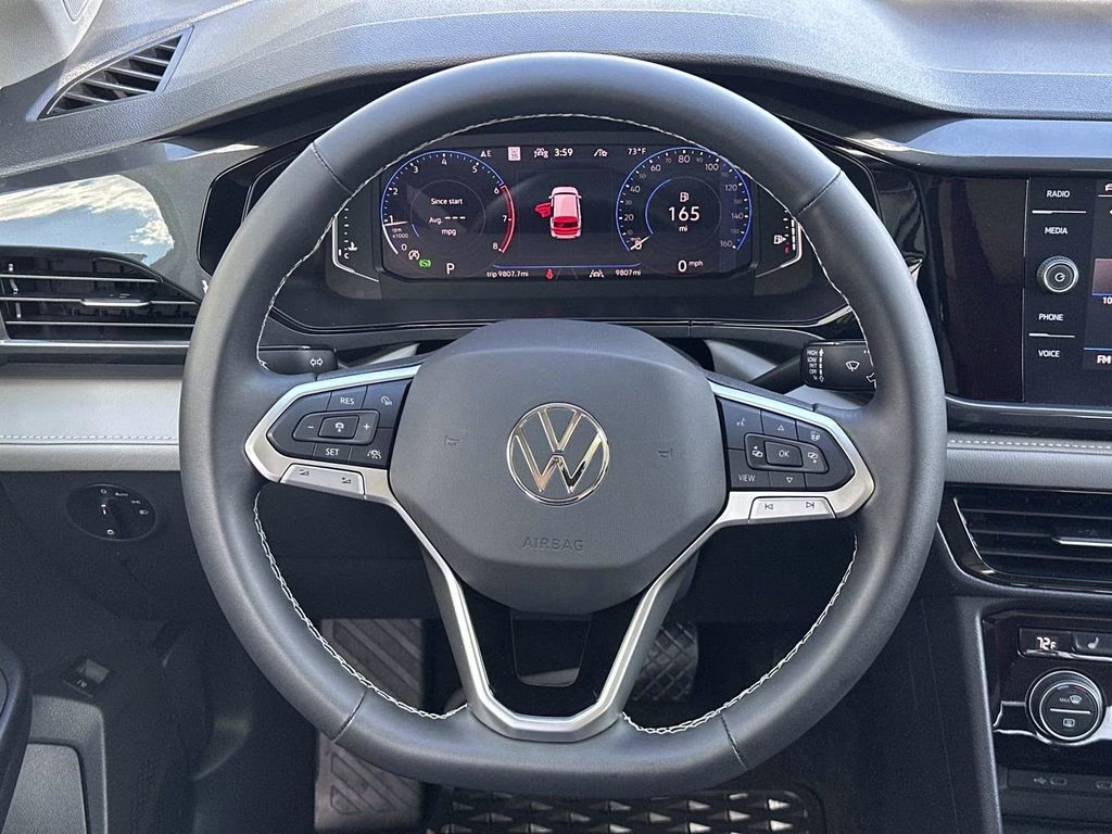 2024 Pure White Volkswagen Taos 1.5T SEL AWD SUV