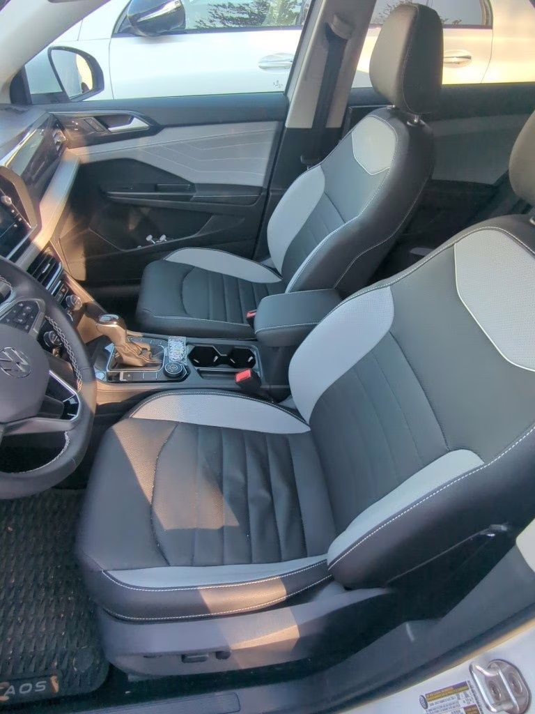 2024 Pure White Volkswagen Taos 1.5T SEL AWD SUV