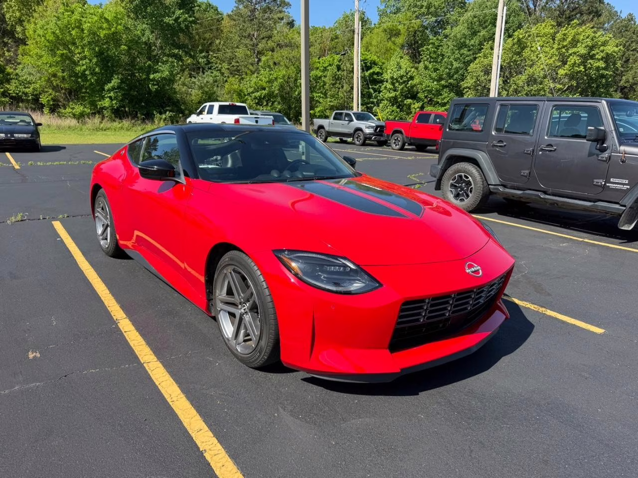 2025 Solid Red/Super Black Nissan Z Sport RWD Coupe